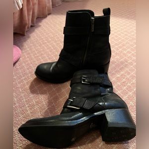 Vintage Lucky Brand Jean Booties